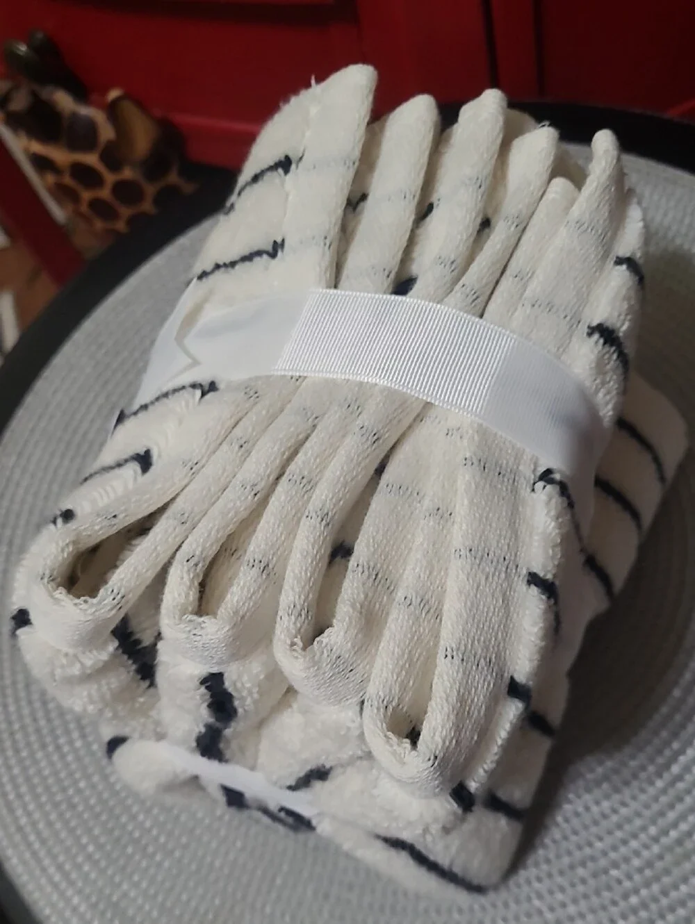 Brooks Brothers Striped Washcloth Set